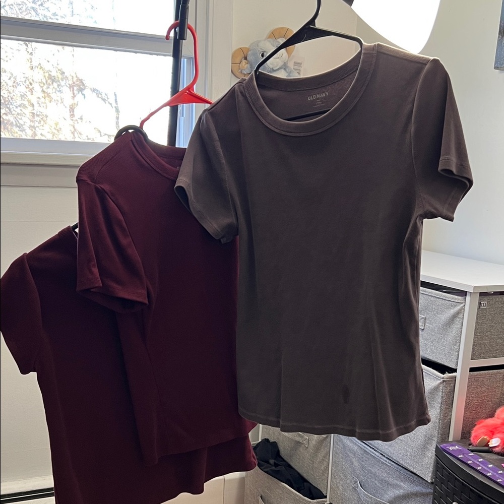 Set of three Old Navy Short Sleeve Snug Crew Tee